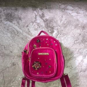 betsy johnson mini book bag .